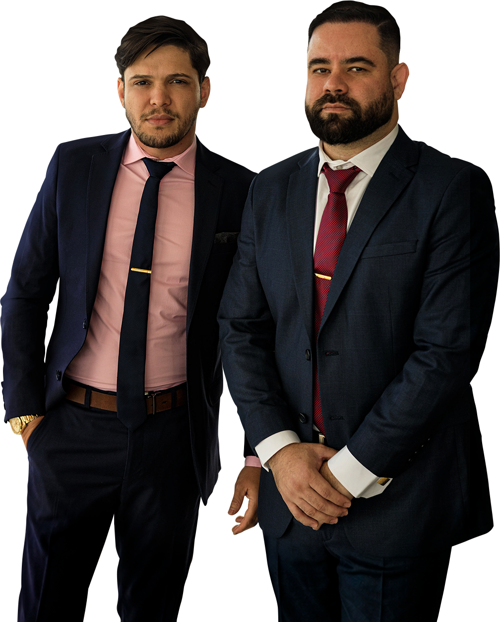 Sócios do escritório Borges & Falcão Advocacia